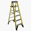 6-ft Fiberglass 375-lb Type IAA Step Ladder